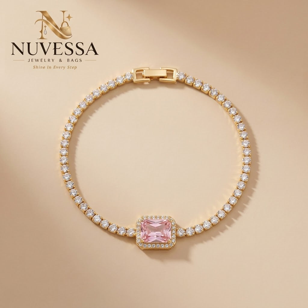 Classic Crystal Gold Bracelet