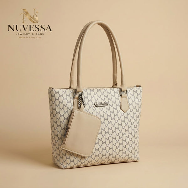 Stylish Printed Tote Bag for Women - Large Shoulder Handbag
