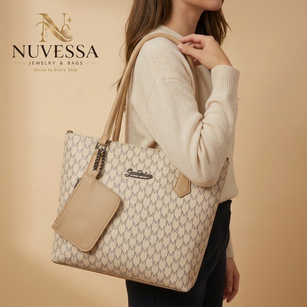 Stylish Printed Tote Bag for Women - Large Shoulder Handbag