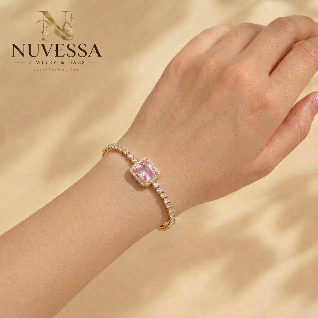 Classic Crystal Gold Bracelet